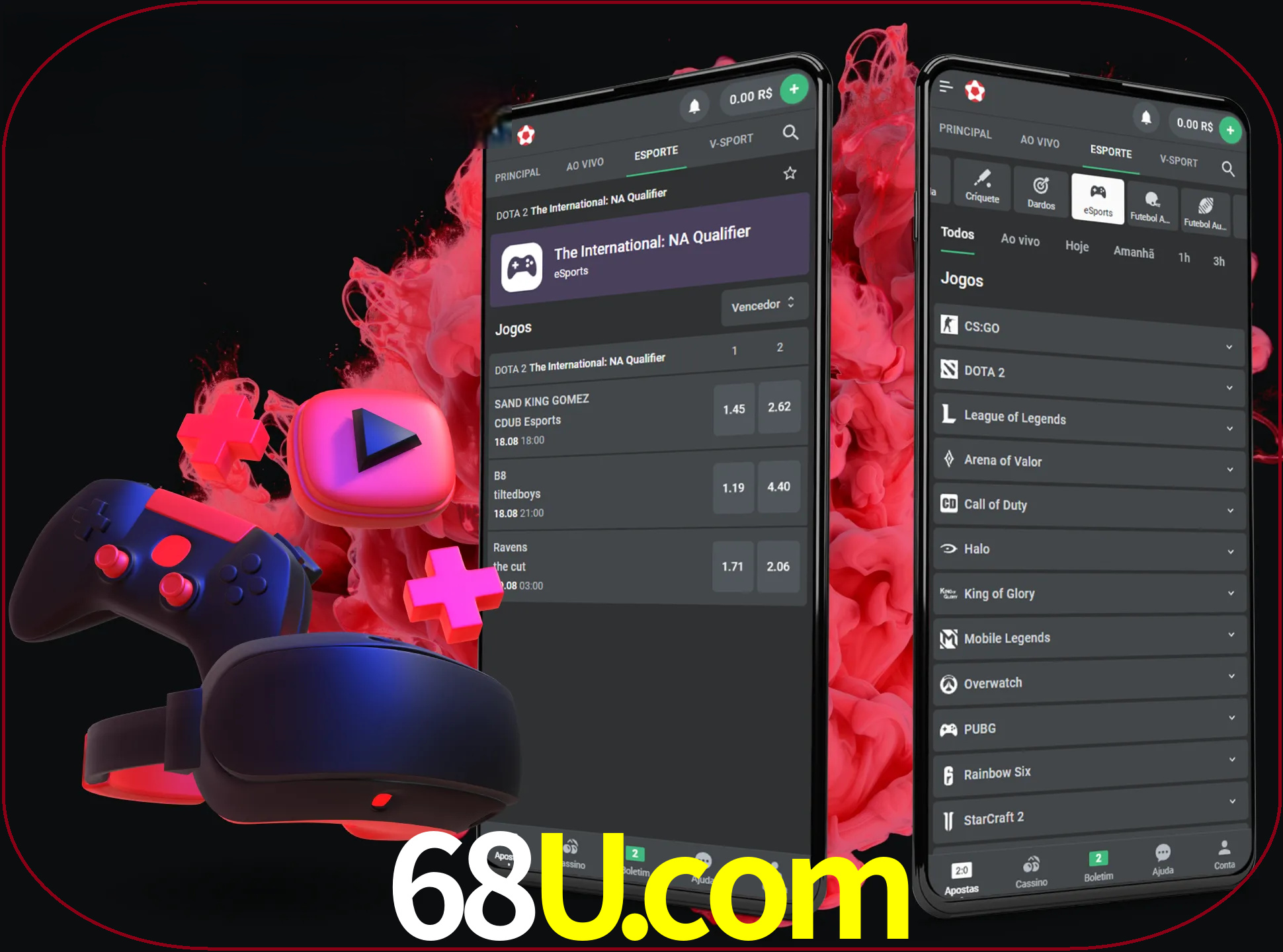 Para ter a aplicação móvel 68u no seu smartphone, basta descarregar o ficheiro apk e seguir as instruções.