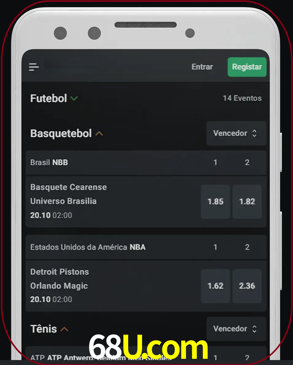 Aposte e assista aos esportes em formato ao vivo.
